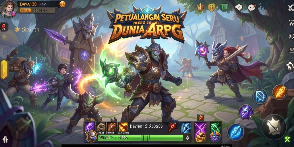 Tampilan seru gameplay ARPG di DAYA138 dengan aksi yang mendebarkan.