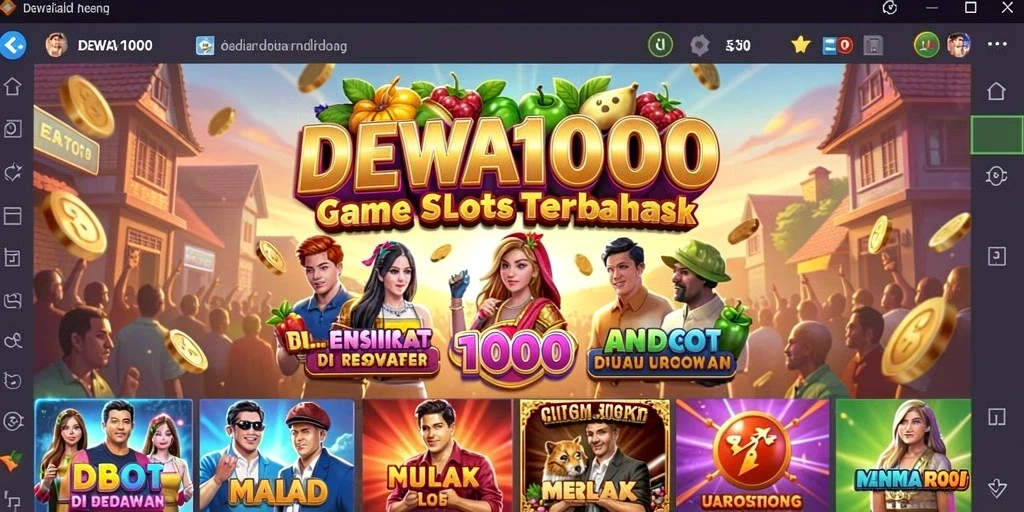 Tampilan gameplay DEWA1000 yang menarik dan seru.
