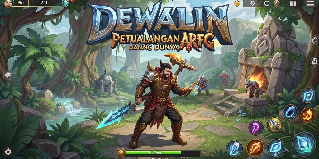 Gameplay ARPG yang mendebarkan dan penuh aksi di DEWALIN.