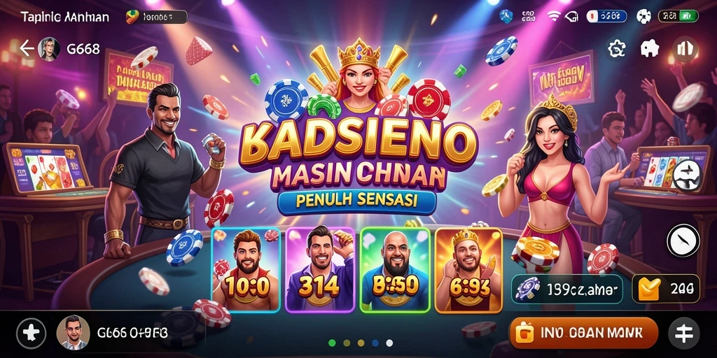 Screenshot gameplay G668 menampilkan momen seru dalam permainan Kasino.