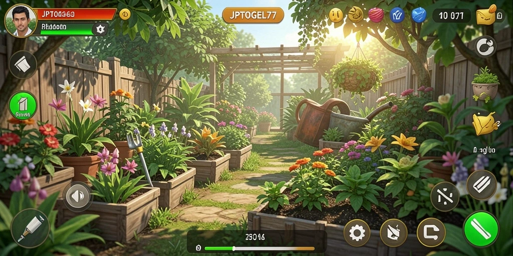 Gambaran gameplay seru di <strong>JPTOGEL77</strong> dengan suasana pertanian yang hidup.