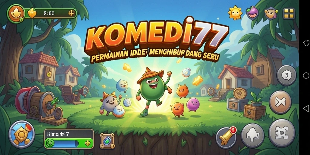 Tampilan lucu dalam permainan Idle yang penuh tawa.