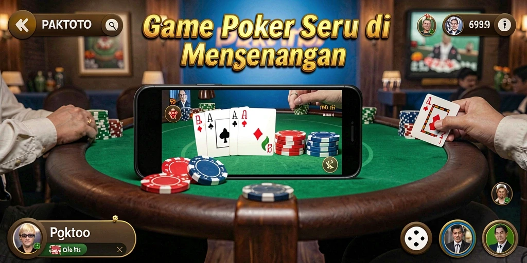 Tampilan gameplay seru PAKTOTO dengan interaksi pemain yang menyenangkan.