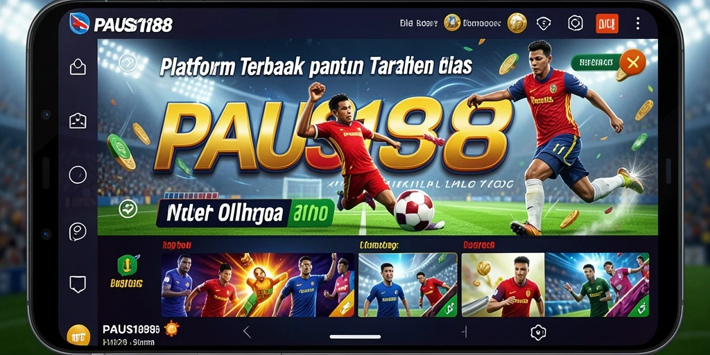 Screenshot PAUS188 menampilkan antarmuka taruhan olahraga yang menarik.