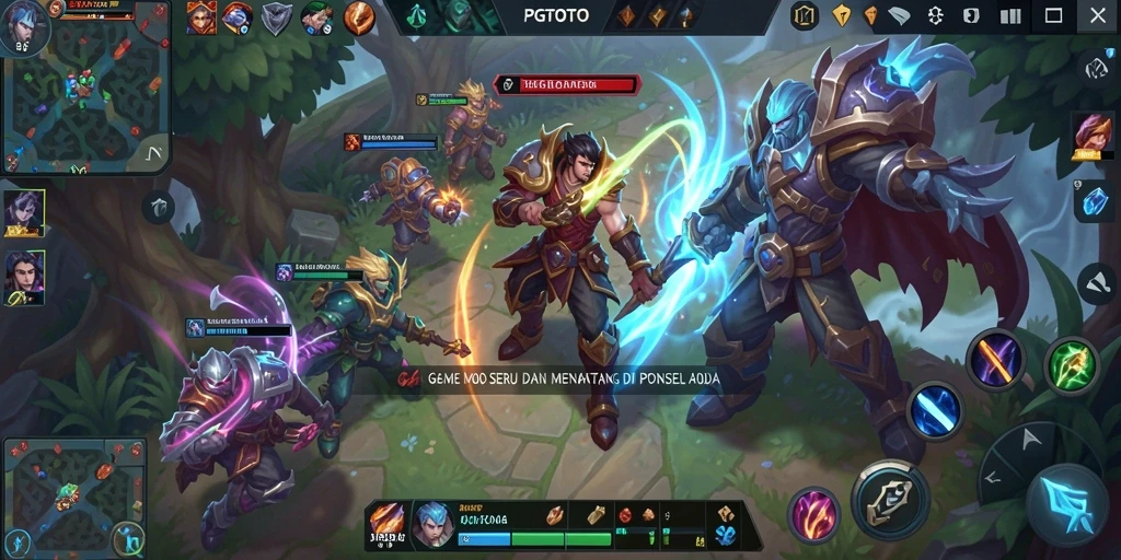 Tampilan gameplay seru dan taktis di PGTOTO.