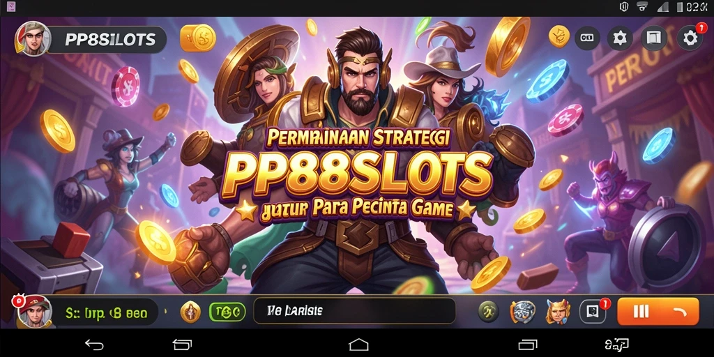 Tampilan gameplay PP88SLOTS dengan elemen strategi yang mendebarkan.