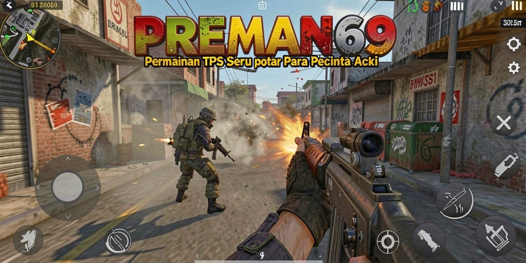 Gameplay seru dari PREMAN69 dengan aksi yang intens.