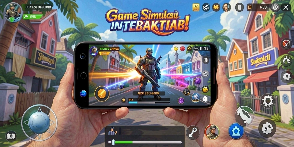 Tampilan gameplay RK88 dengan simulasi interaktif yang menyenangkan.