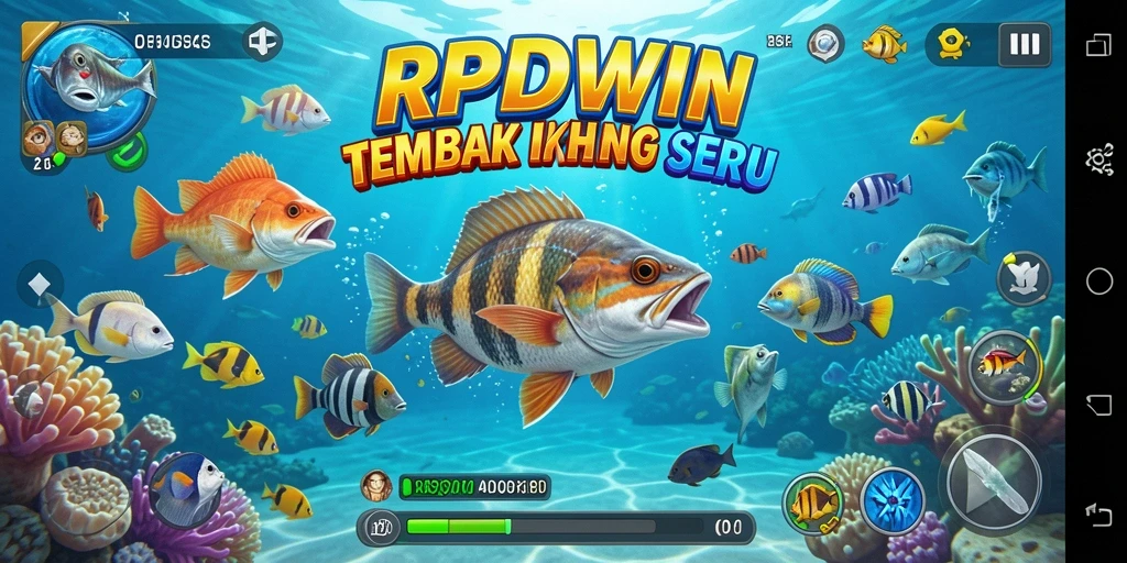 Screenshot gameplay Tembak Ikan yang mendebarkan di RPIDWIN.