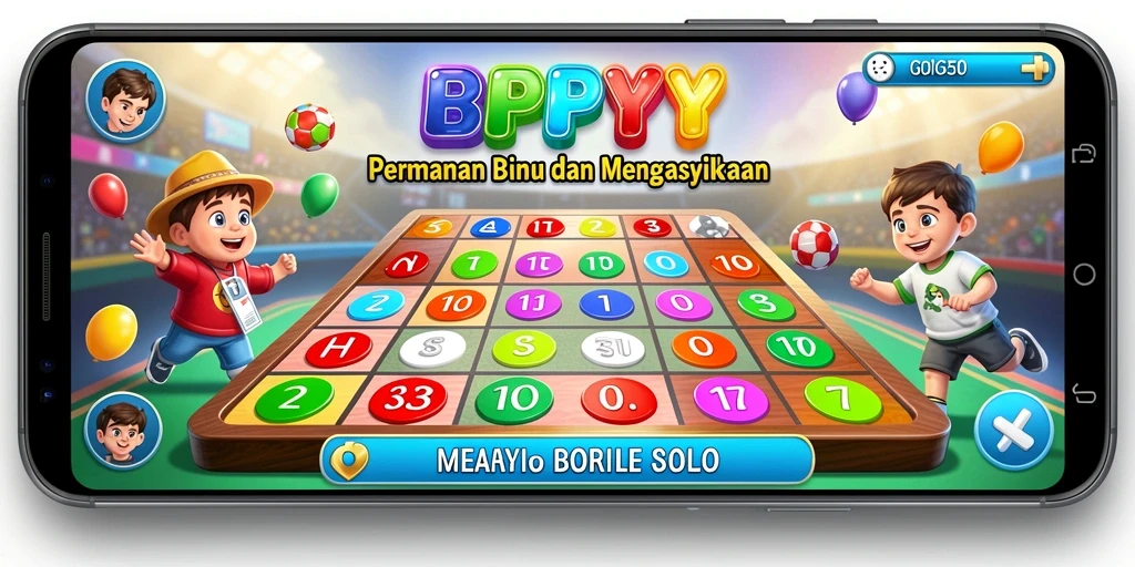 Tampilan gameplay Bingo di RPYYY yang menarik dan interaktif.